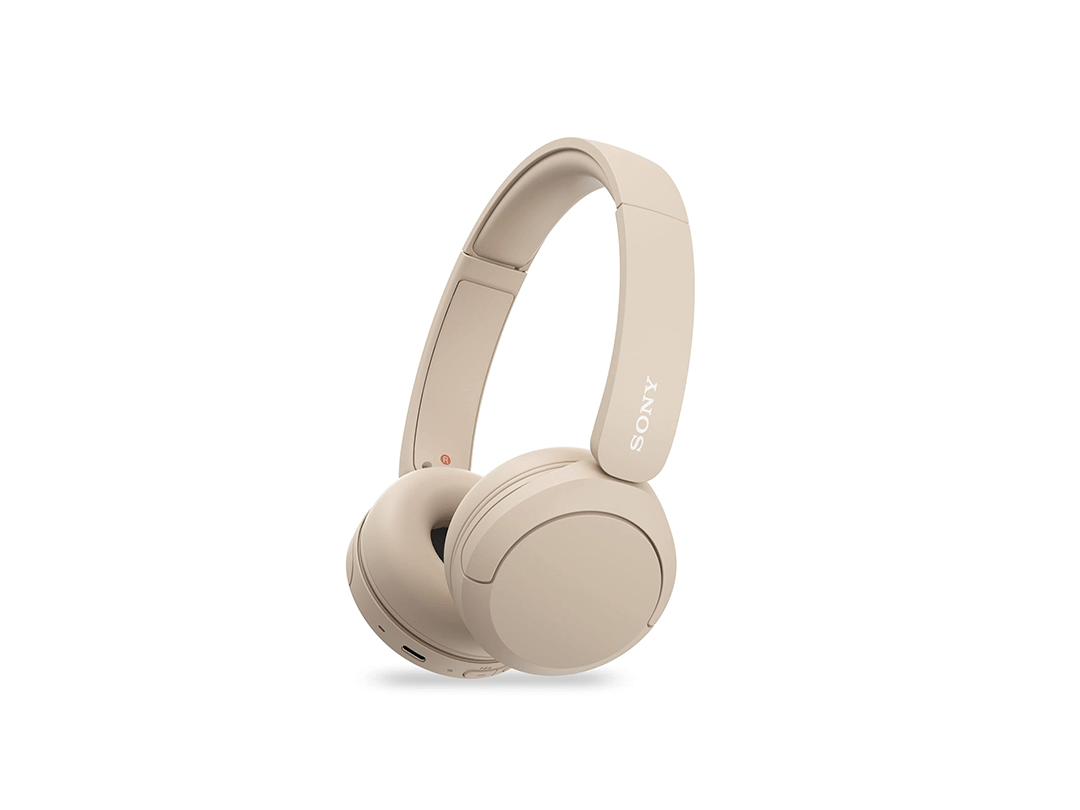 Sony WH-CH520 Wireless On-Ear Headphones with Microphone - Beige in Qatar Sony WH-CH520 Wireless On-Ear Headphones with Microphone - Beige in Qatar